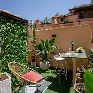 Apartment Rooftop Boho Loft Spanish Steps, Rome
